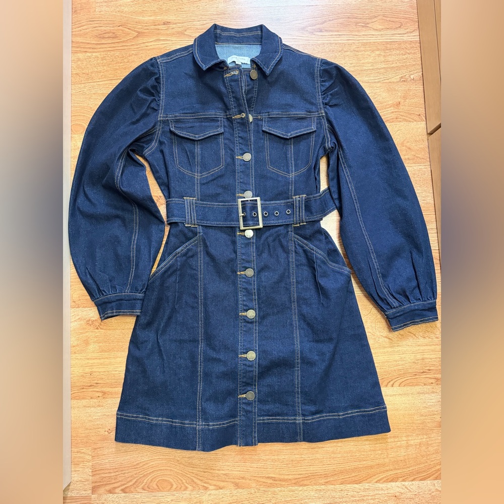 Habitual Denim Long Sleeve Dress